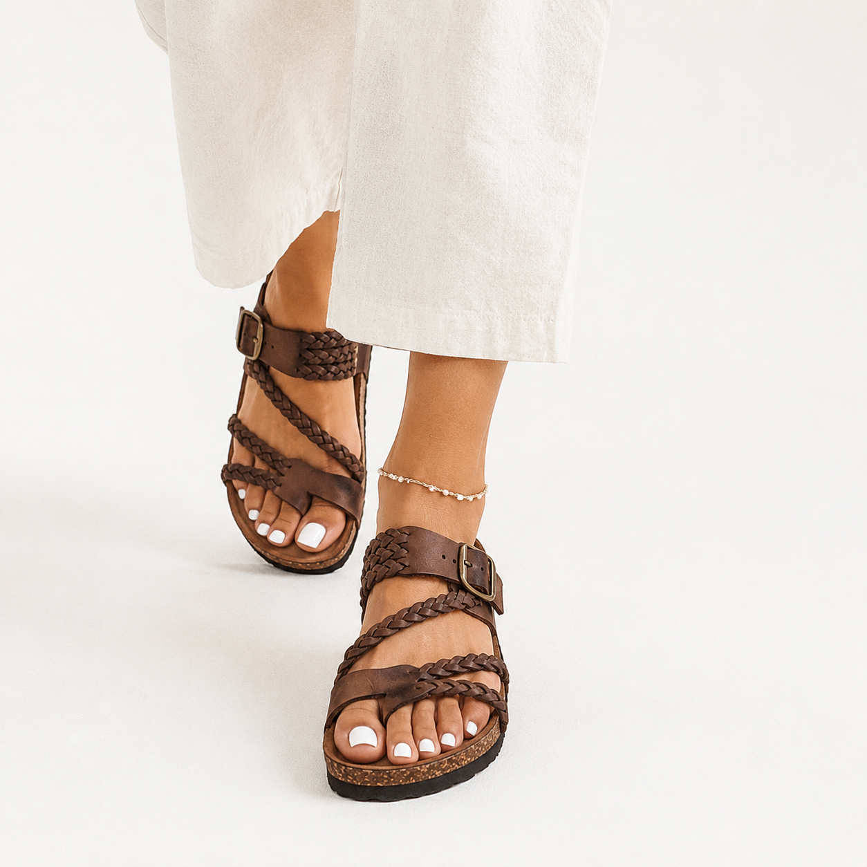 Elisa - Elegantes sandalias tejidas
